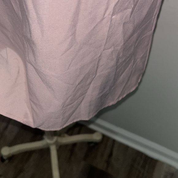 COS Asymmetric Drape Pink Knee Length Cotton Top Blouse - Picture 5 of 5